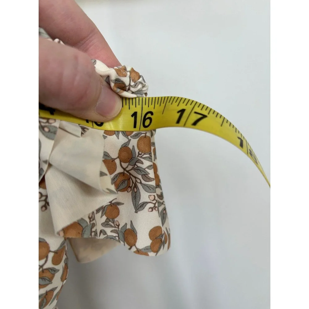 Konges Slojd Peony Mommy Swimsuit Orangery Beige Floral Ruffle One‎ Piece Small